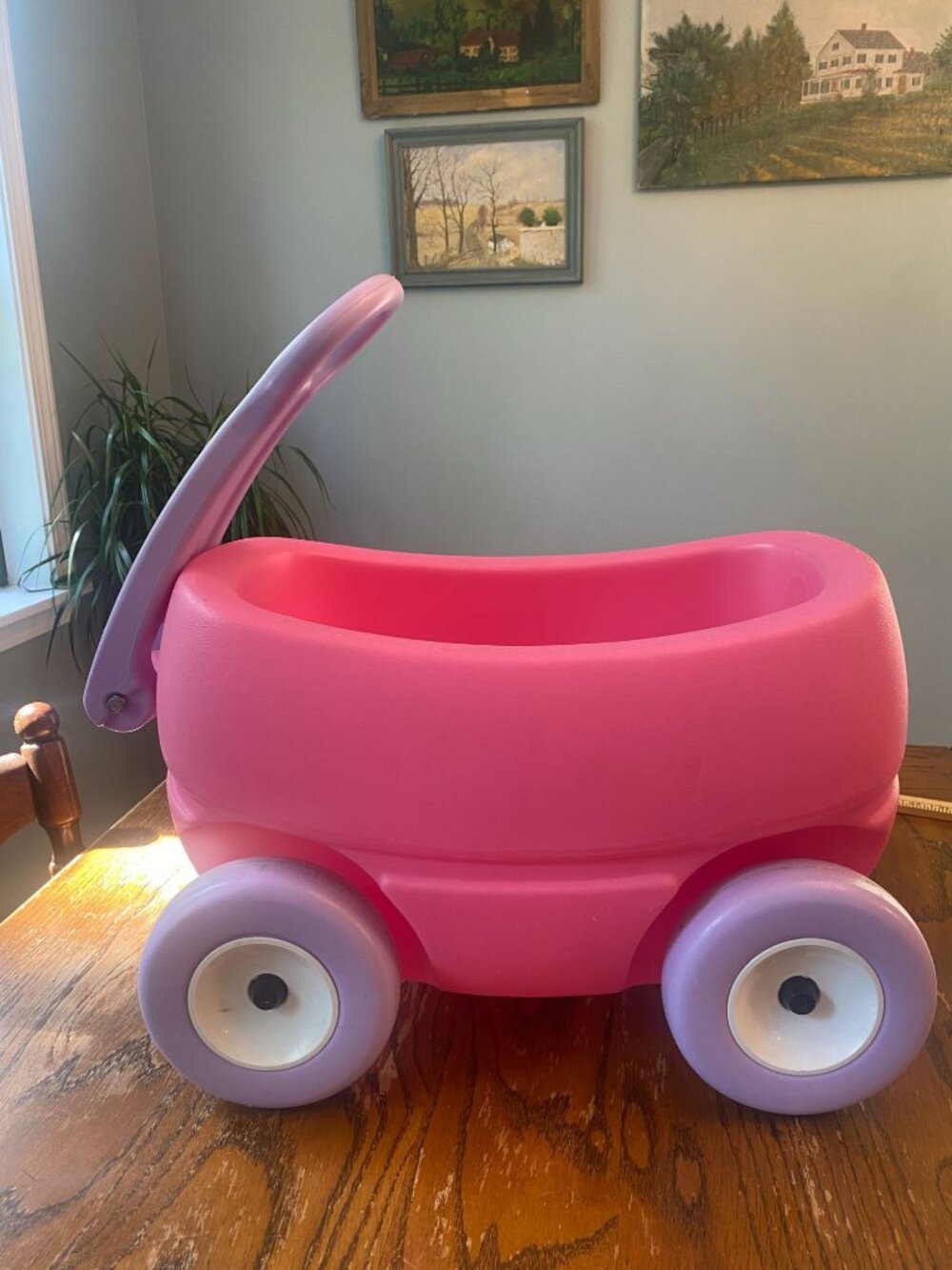 Step 2 Lil Little Helpers Wagon Kids Cart PINK Purple Fits Bears Dolls Retired